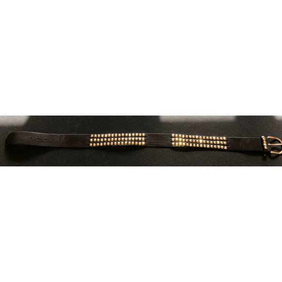 Linea Pelle Studded Leather Belt - Picture 3 of 7